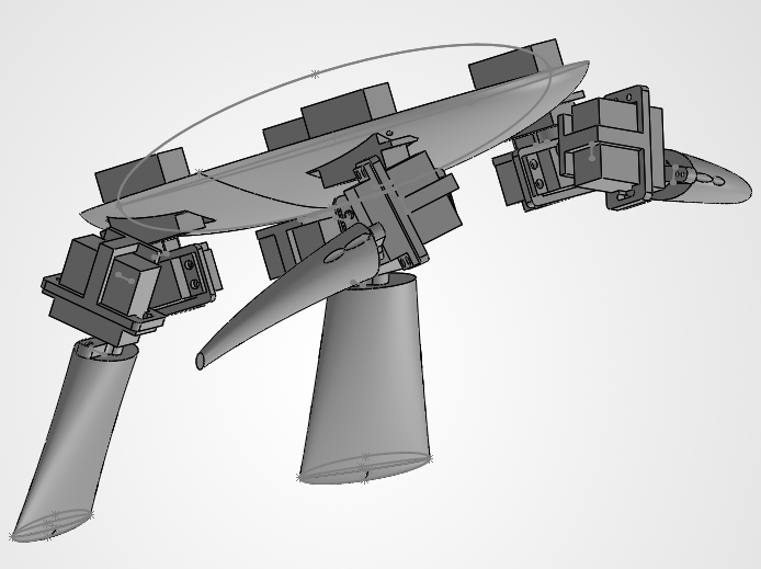 Spider bot walker prototype design