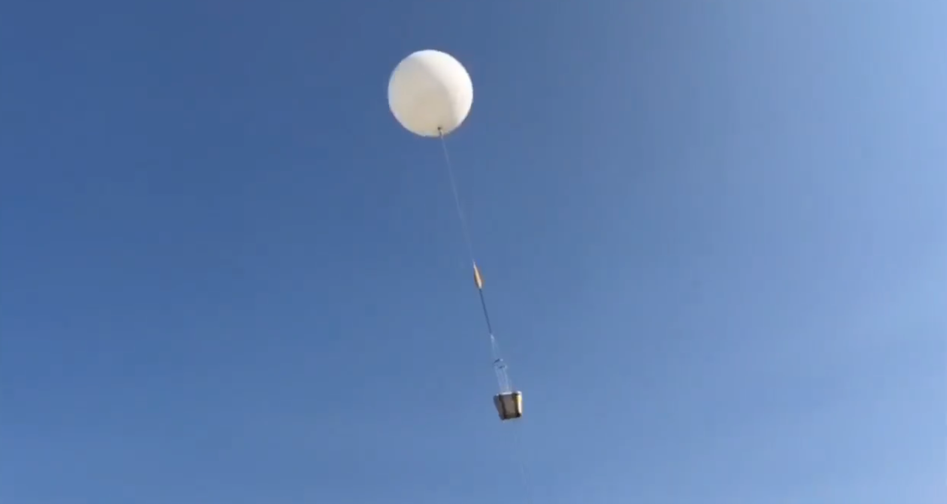 High-altitude weather balloon