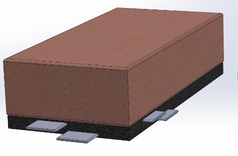 Kinetic flooring concept with paver detail