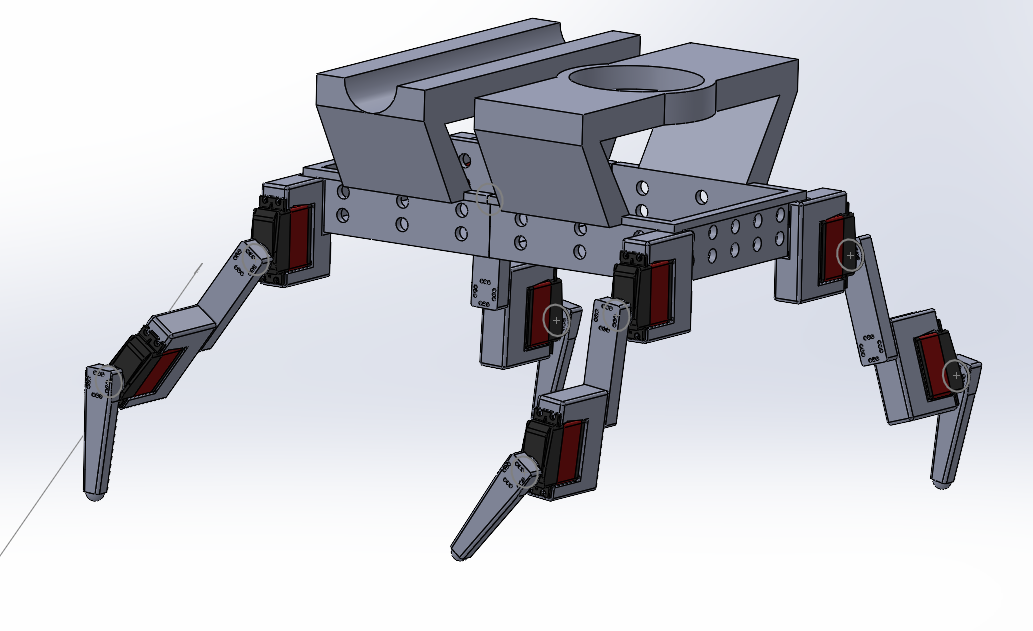 Spider bot walker prototype design